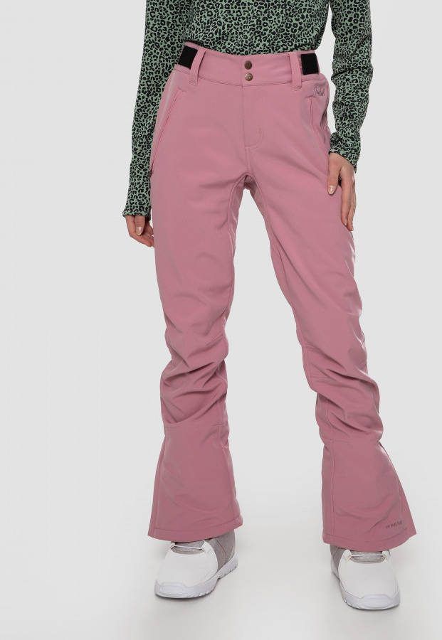 Protest lole softshell skibroek roze dames