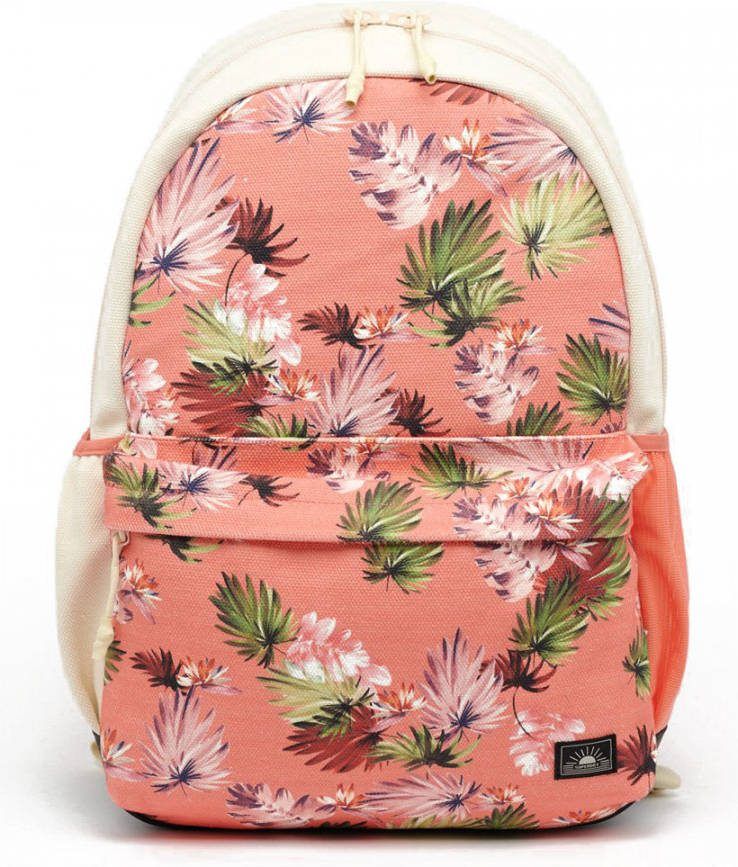 Superdry Montana Cali Print Backpack Brushed Pink Palm