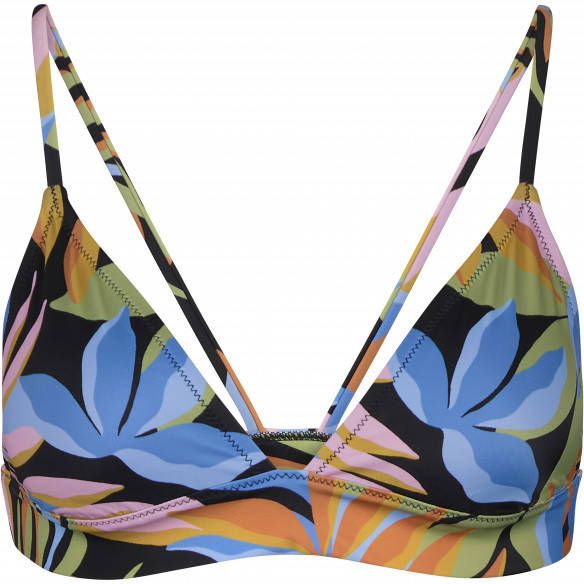 Billabong Women's A Div Banded Tri Bikinitop, blauw/zwart/grijs