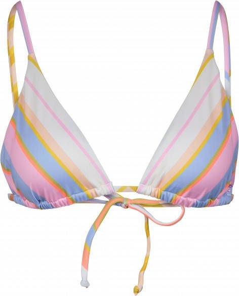 Billabong Women's Break of Dawn Slide Bikinitop, grijs/beige/roze