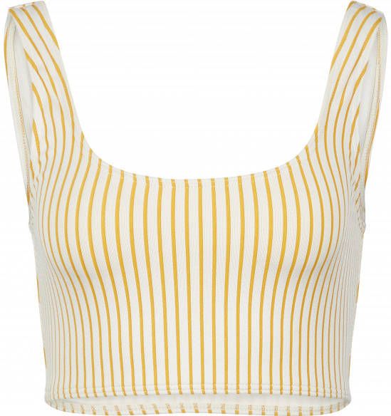 Billabong Women's My Horizon Crop Tank Bikinitop, wit