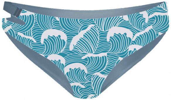 boochen Women's Caparica Bottom Bikinibroekje, grijs/turkoois