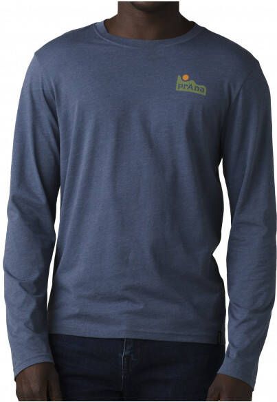 Prana Tides L/S Tee Longsleeve, blauw