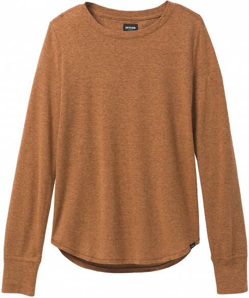 Prana Women's Cozy Up Long Sleeve Tee Longsleeve, bruin