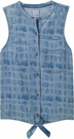 Prana Women's Sunrise Peak Top Blouse, blauw