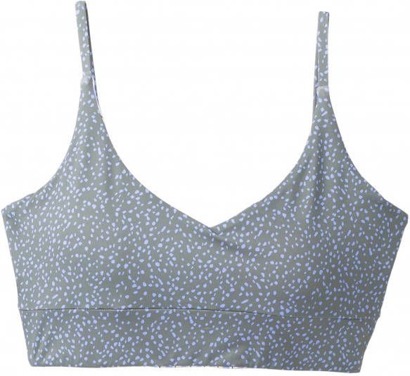 Prana Women's Willow Falls Reversible Top Bikinitop, grijs