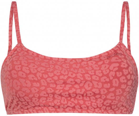 Protest Women's Mixruby Bikini Top Bikinitop XXL, rood/roze