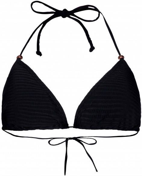 Protest Women's Mixtimaru Triangle Bikini Top Bikinitop S, zwart