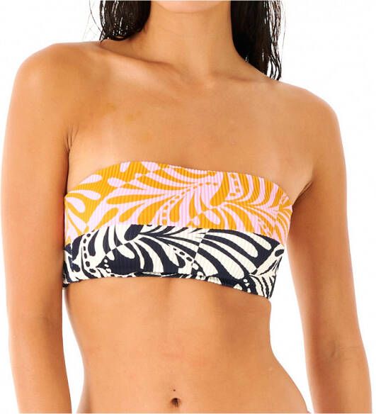 Rip Curl Women's Afterglow Swirl Bandeau Bikinitop, oranje