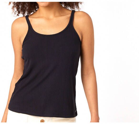 Rip Curl Women's Amantea Rib Top Top, zwart