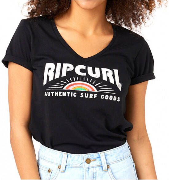 Rip Curl Women's Daybreak V Tee T shirt, zwart