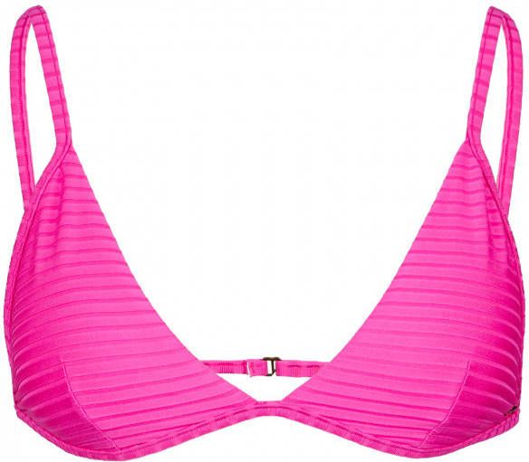 Rip Curl Women's Premium Surf Banded Fixed Tri Bikinitop, beige/roze