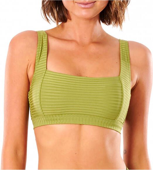 Rip Curl Women's Premium Surf DD Crop Bikinitop, oranje