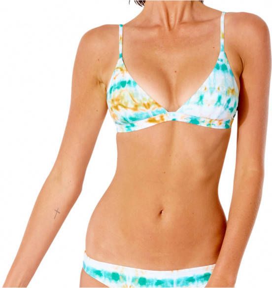 Rip Curl Women's Summer Palm Fixed Tri Bikinitop, meerkleurig