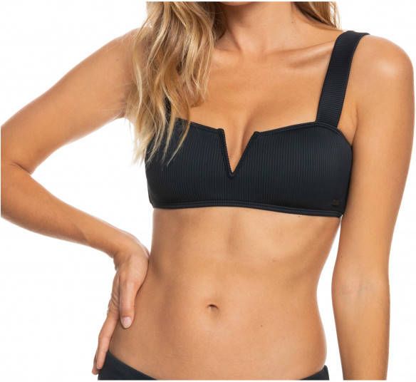Roxy Women's Love Rib the Vanuatu Bikinitop, zwart