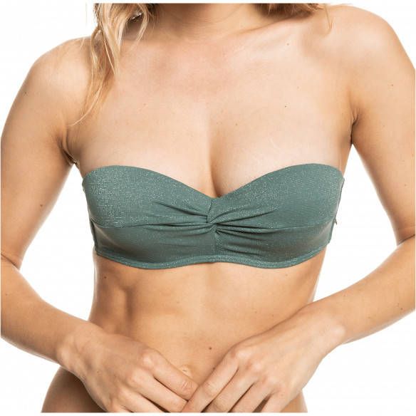 Roxy Women's Shimmer Time Bandeau Bikinitop, meerkleurig