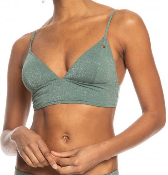 Roxy Women's Shimmer Time Tank Top Bikinitop, bruin/beige/grijs/oranje