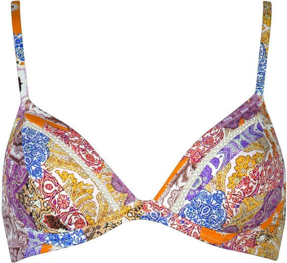 WATERCULT Women's Boho Heat Bikini Top 7501 Bikinitop Cup C, meerkleurig