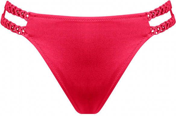 WATERCULT Women's Makramé Love Bikini Bottoms 632 Bikinibroekje rood