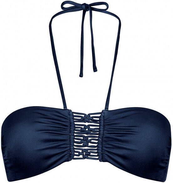 WATERCULT Women's Makramé Love Bikini Top 7687 Bikinitop blauw
