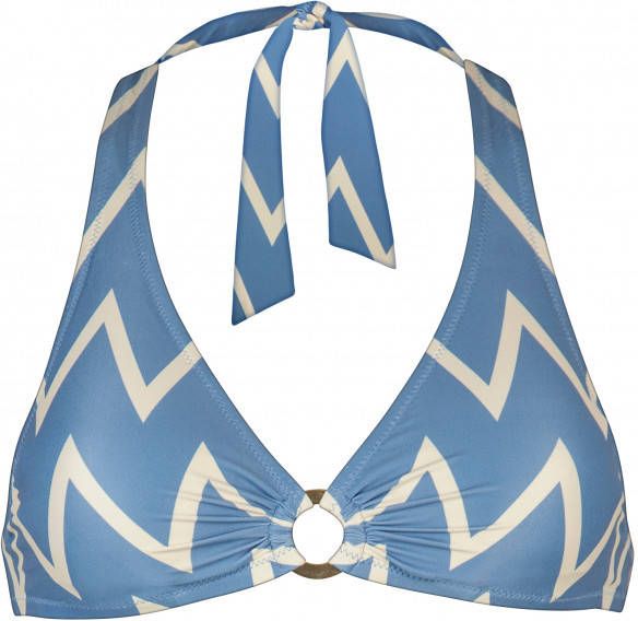 WATERCULT Women's Seaside Vacay Bikini Top 7600 Bikinitop Cup B, blauw