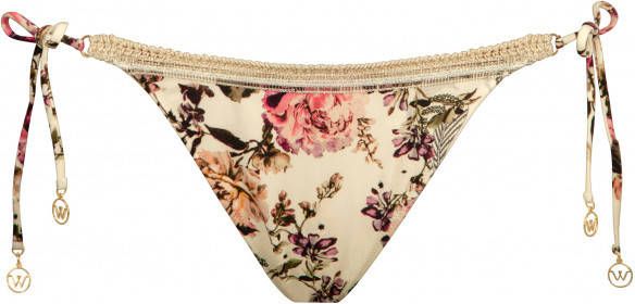 WATERCULT Women's Secret Garden Bikini Bottom 660 Bikinibroekje wit