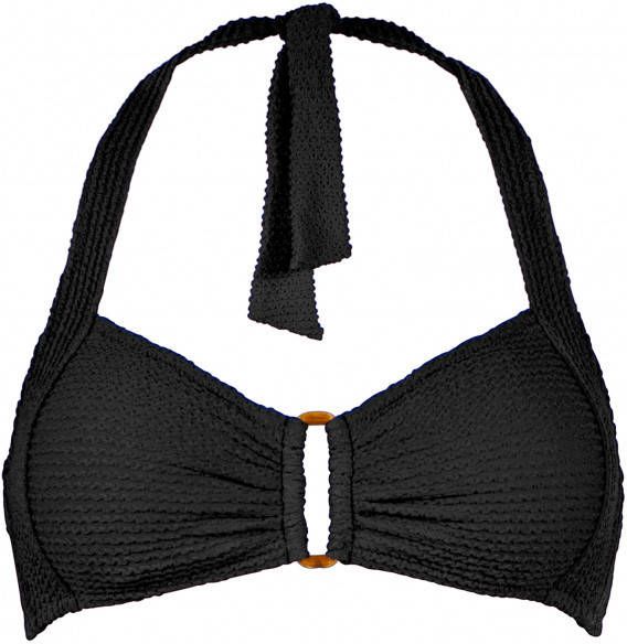 WATERCULT Women's Sustainable Solids Bikini Top 7486 Bikinitop Cup C, zwart