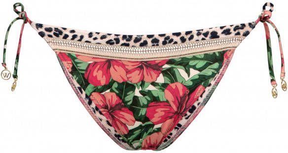 WATERCULT Women's Vintage Hawaii Bikini Bottom 623 Bikinibroekje beige/grijs/olijfgroen