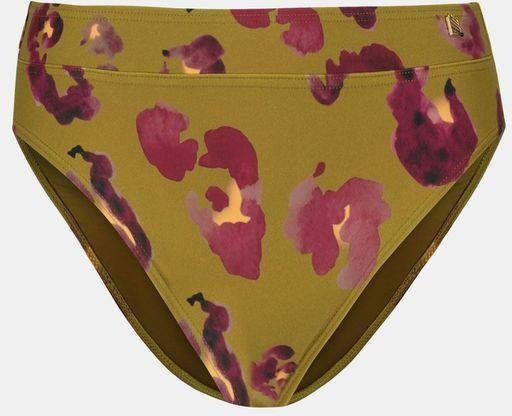 Beachlife Painted Animal high waisted bikinislip met bloemenprint