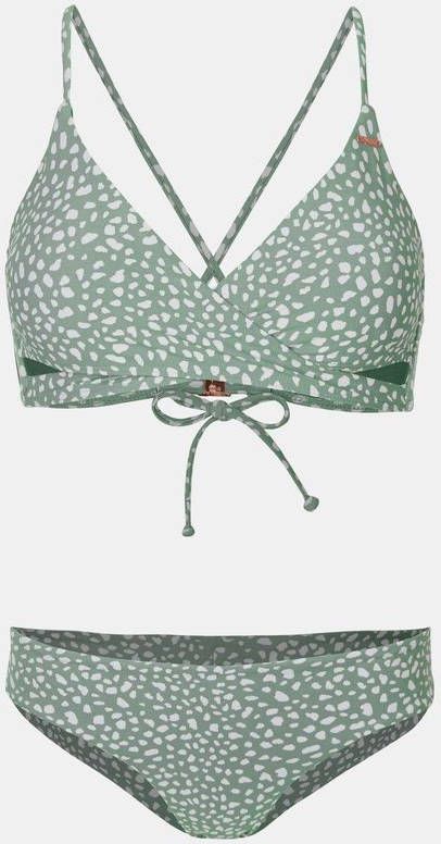 O'Neill Baay Maoi Mix Fixed Set Essentials Bikini Groen