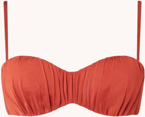 banana moon Auleo Amores beugel bikinitop met glanzende finish