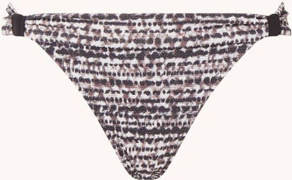 banana moon Couture Mivra bikinislip met structuur en lurex