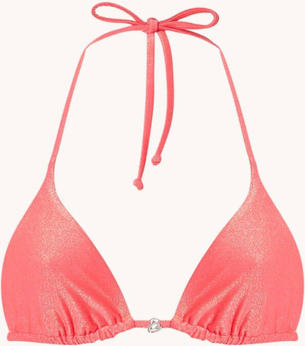 banana moon Rico Seaglitter triangel bikinitop met lurex