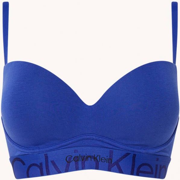 Calvin Klein Embossed Icon bralette zonder beugel met push up