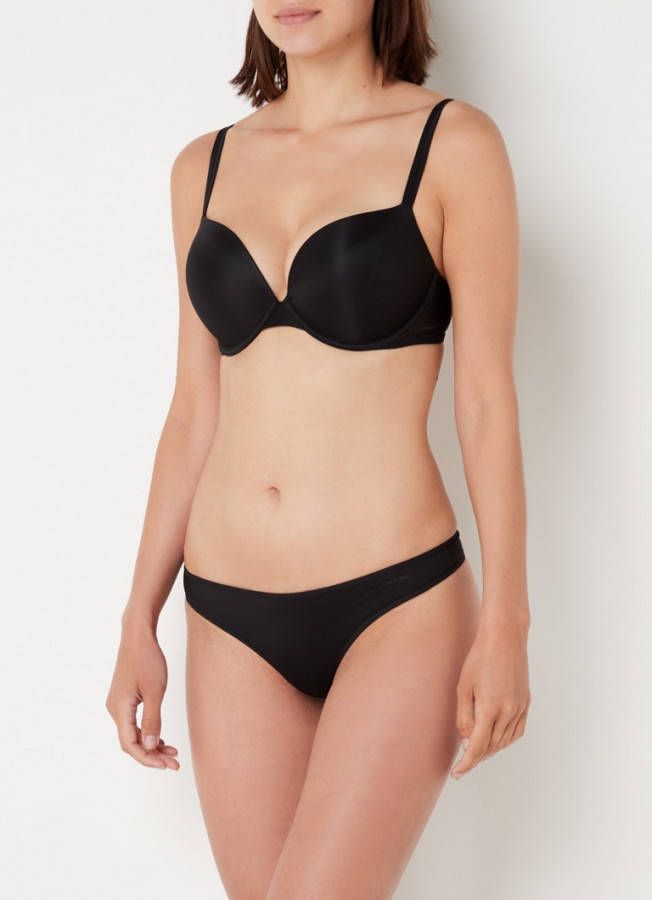 Calvin Klein Sheer Marquisette voorgevormde plunge push up bh