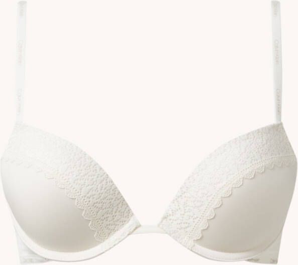Calvin Klein Push up bh FLIRTY met fijne kanten rand