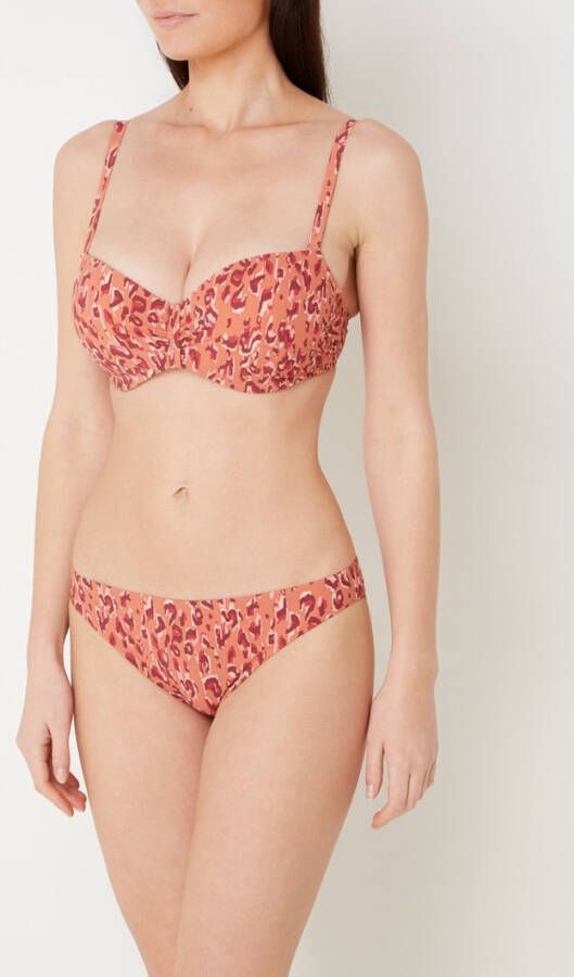 Chantelle Bikinitop met beugel en panterprint
