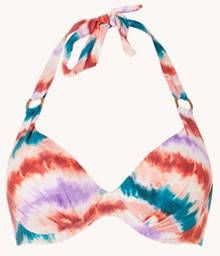 CYELL Voorgevormde bikinitop met tie dye dessin en beugel