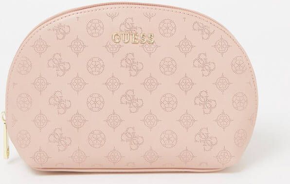 Guess Jacaline Dome make up tas met logoprint