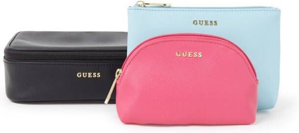 Guess Vanille All In One toilettas met logo set van 3