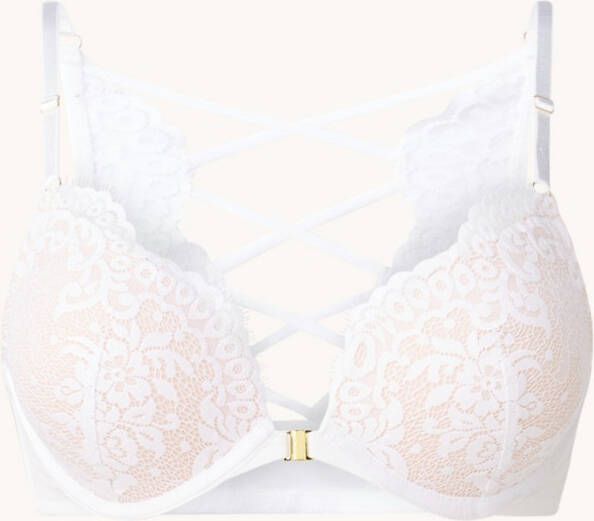 Hunkemö, ller Cardi push up beugel bh van kant