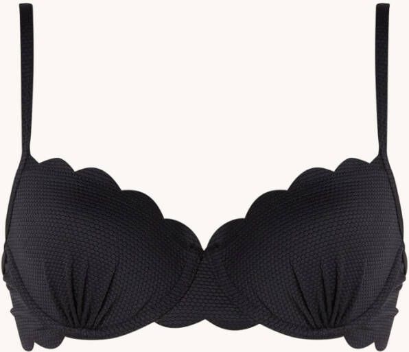 Hunkemö, ller Scallop voorgevormde bikinitop met beugel en structuur