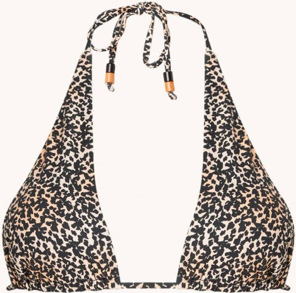 Maaji Andy reversible halter bikinitop met print