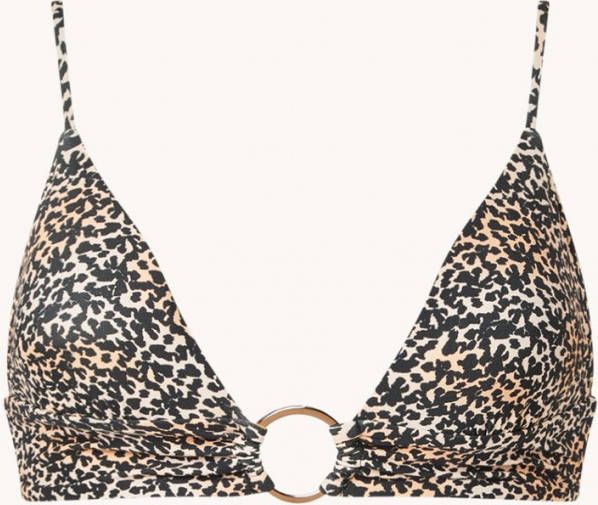 Maaji Shine reversible bralette bikinitop met print