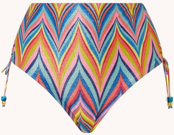 PrimaDonna Kea high waisted bikinislip met lurex en rijgdetail