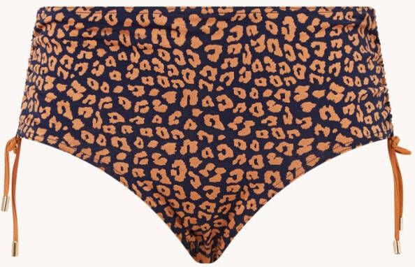 PrimaDonna Punta Rata bikinislip met panterprint en rijgdetail