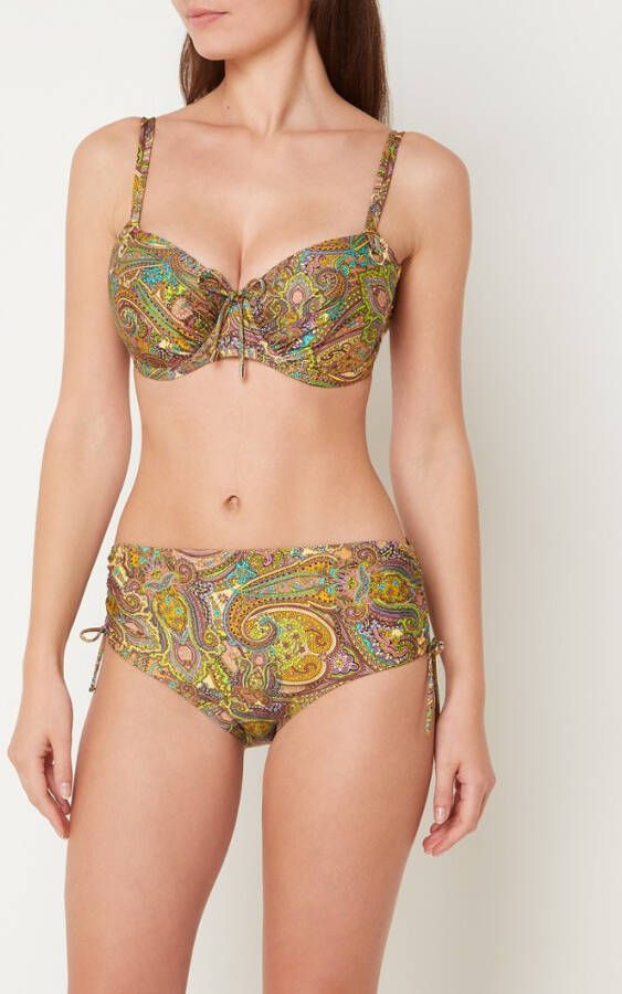 PrimaDonna Sakarun high waisted bikinislip met paisley dessin