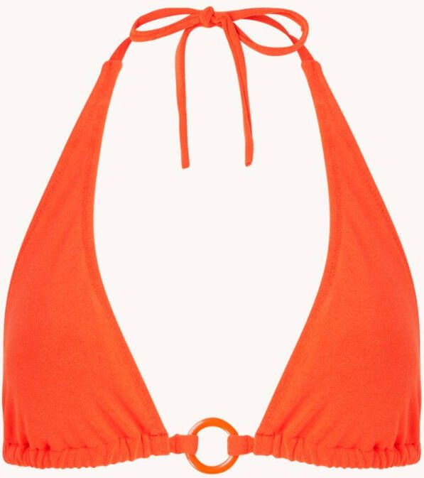 Ralph Lauren Triangel bikinitop van badstof met uitneembare vulling