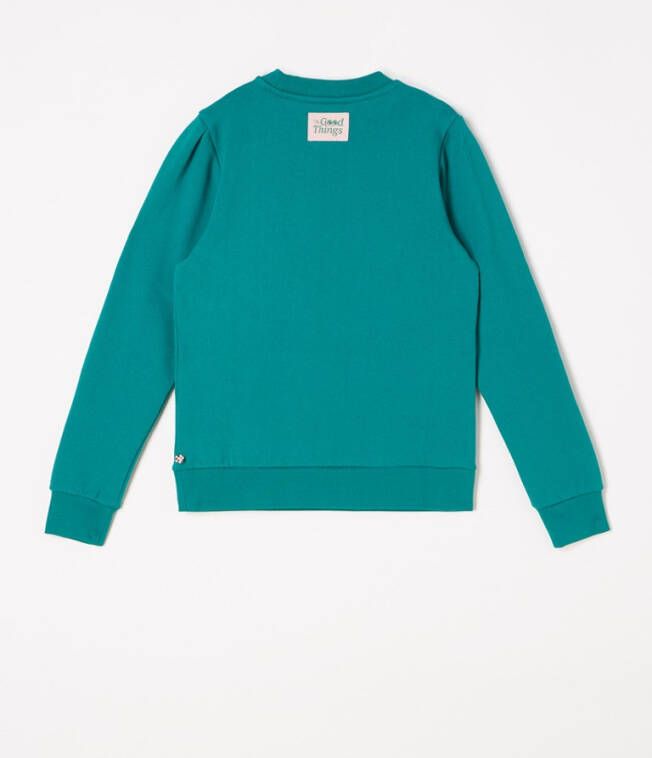 Scotch & Soda Sweater van biologisch katoen met borduring