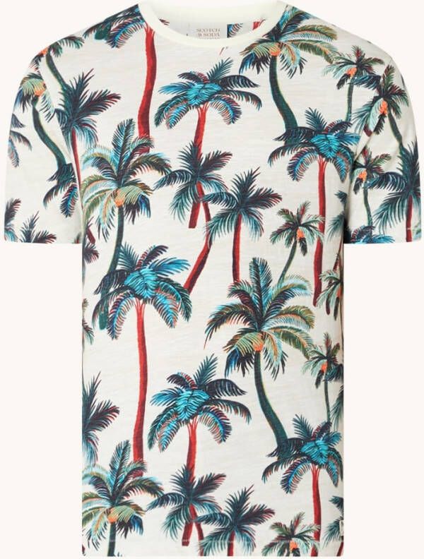 Scotch & Soda T shirt korte mouw , Beige, Heren